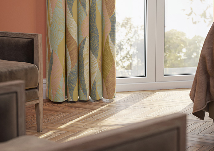 Anthurium, Caramel - Made to Measure Curtains - Image 5